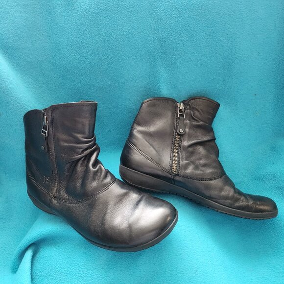 Josef Seibel Naly 24, soft leather double zip booties size 7 (EU 37) - Picture 4 of 8